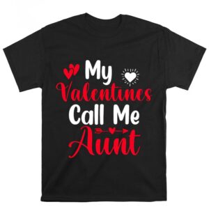 Valentines Womens Shirts Aunt Valentines Day Gift From Nephew And Niece Womens T Shirt 1