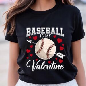 Valentines Womens Shirts Baseball Is My Valentine Cute Boys Men Soccer Valentine Day Shirt 3