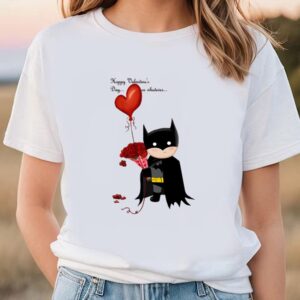 Valentines Womens Shirts Batman Happy Valentines Day T Shirt 3