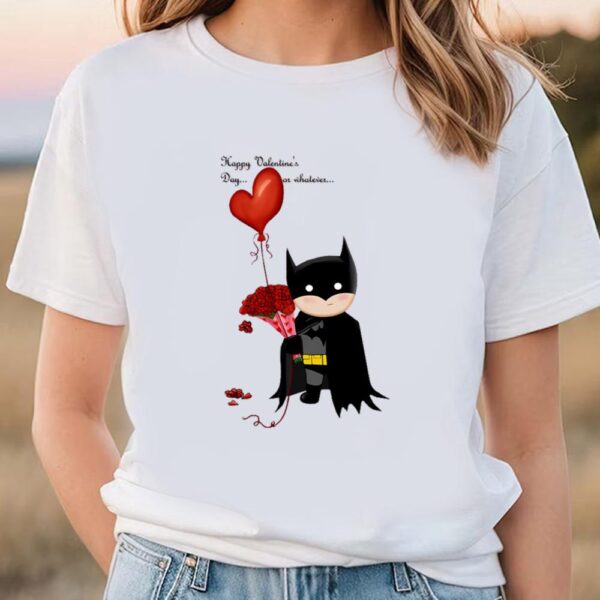 Valentines Womens Shirts, Batman Happy Valentine’s Day T-Shirt