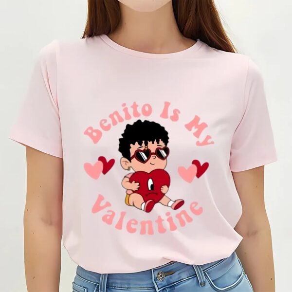 Valentines Womens Shirts, Benito Is My Valentine Sublimation Shirt