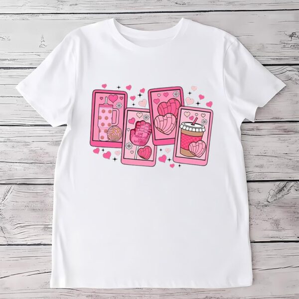 Valentines Womens Shirts, Cafecito Y Chisme Mexican Valentine Shirt