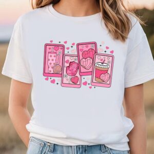 Valentines Womens Shirts Cafecito Y Chisme Mexican Valentine Shirt 3