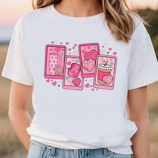 Valentines Womens Shirts, Cafecito Y Chisme Mexican Valentine Shirt