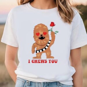 Valentines Womens Shirts Chewbacca Valentines I Chews You Shirt 2