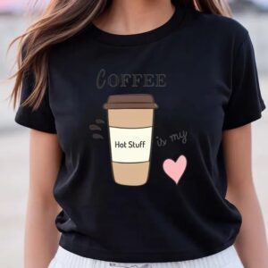 Valentines Womens Shirts Coffee Is My Heart Valentine T Shirt 3