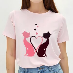 Valentines Womens Shirts, Couple Cat…