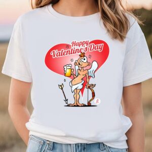 Valentines Womens Shirts, Cupid With…