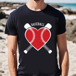 Valentines Womens Shirts, Cute Baseball…