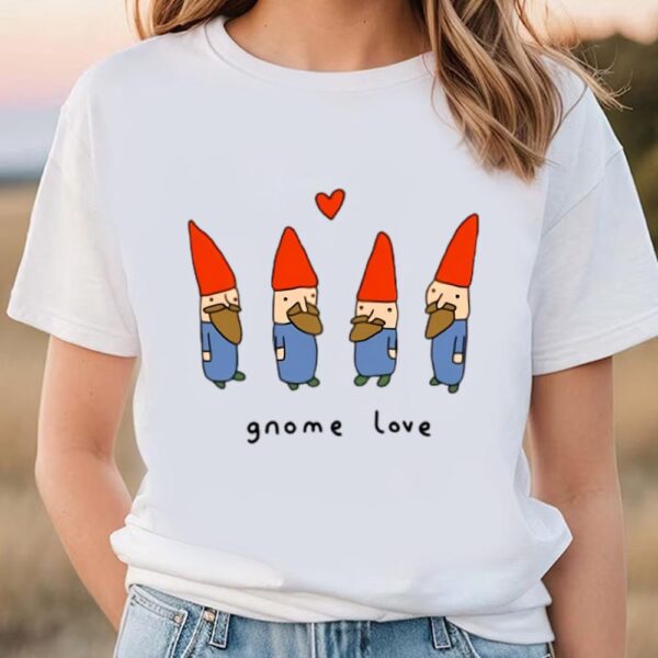 Valentines Womens Shirts, Cute Gnome Love Valentine T-Shirt