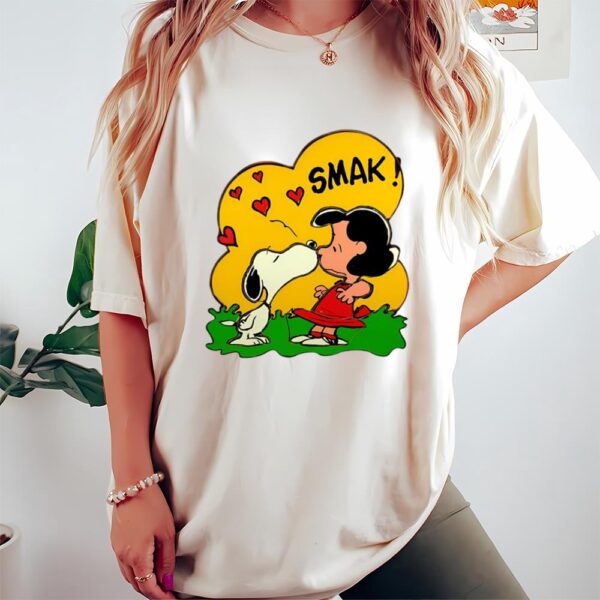 Valentines Womens Shirts, Cute Snoopy Dog Valentines Unisex Shirt