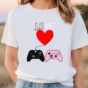 Valentines Womens Shirts Cute Valentines Day Shirt Video Game T Shirt 1