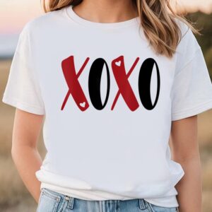 Valentines Womens Shirts Cute Xoxo Gift Valentines Day Tshirt 3