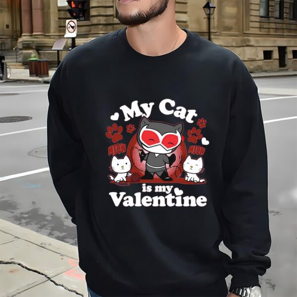 Valentines Womens Shirts, DC Comics Batman Catwoman My Cat is Valentine T-Shirt