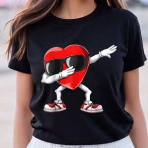 Valentines Womens Shirts, Dabbing Heart…