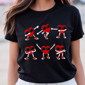 Valentines Womens Shirts, Dancing Hearts…