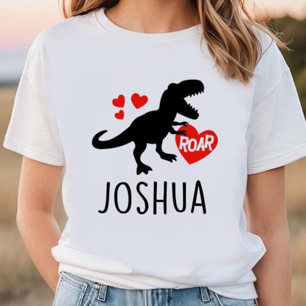 Valentines Womens Shirts, Dinosaur Valentines Shirt