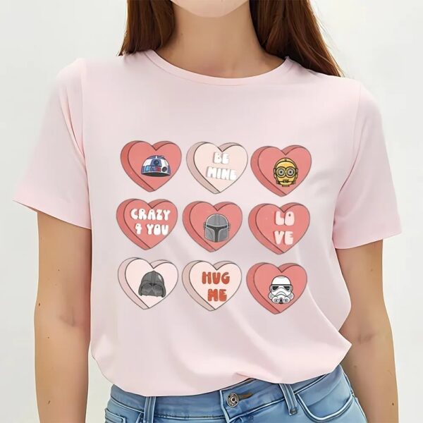 Valentines Womens Shirts, Disney Comfort Colors Retro Star Wars Vakentine Shirt