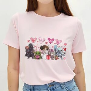 Valentines Womens Shirts Disney Star Wars Valentines Day Shirt Star Wars Couple Shirt 3