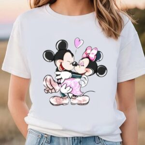 Valentines Womens Shirts Disneyland Mickey And Minnie Gift For Valentine Day Shirt 2