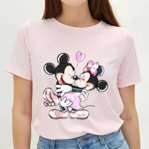 Valentines Womens Shirts Disneyland Mickey And Minnie Gift For Valentine Day Shirt 3