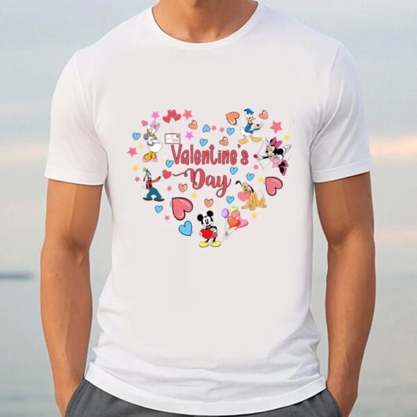 Valentines Womens Shirts, Disneyword Happy Valentine Shirt,Magical Kingdom Valentine Shirt