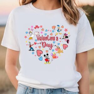 Valentines Womens Shirts Disneyword Happy Valentine ShirtMagical Kingdom Valentine Shirt 3