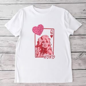 Valentines Womens Shirts Dolly The Queen Of Hearts Card Valentines Day Shirt 1