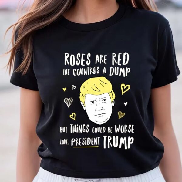 Valentines Womens Shirts, Donald Trump Valentines President Trump T-Shirt