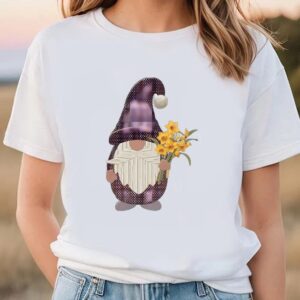 Valentines Womens Shirts Flowering Gnome Valentine T Shirt 2