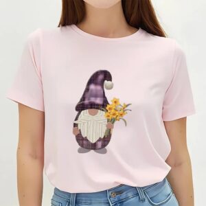 Valentines Womens Shirts Flowering Gnome Valentine T Shirt 3