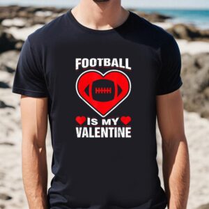 Valentines Womens Shirts, Football Heart…