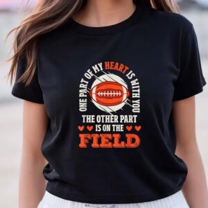 Valentines Womens Shirts Football Valentines Day Field Game Valentine Sports Lover T Shirt 3