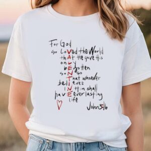 Valentines Womens Shirts For God So Loved The World Christian Valentines Day Shirt 1