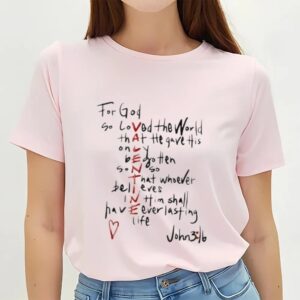 Valentines Womens Shirts For God So Loved The World Christian Valentines Day Shirt 3