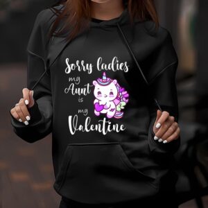 Valentines Womens Shirts Funny Aunt Quote My Aunt Is My Valentine Cool Aunt Womens Plus Size T shirt 1