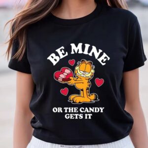 Valentines Womens Shirts Garfield Happy Valentines Day T Shirt 3