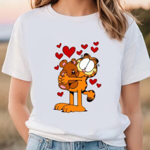 Valentines Womens Shirts, Garfield Hugging…