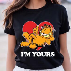 Valentines Womens Shirts Garfield Im Yours Valentines Day T Shirt 3