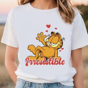 Valentines Womens Shirts Garfield Irresistible Valentine T Shirt 1