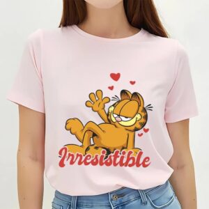 Valentines Womens Shirts Garfield Irresistible Valentine T Shirt 3