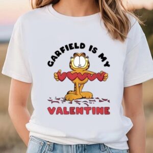 Valentines Womens Shirts Garfield Is My Valentine Shirt 2