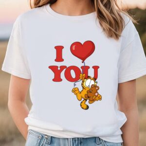 Valentines Womens Shirts Garfield Valentines Day Garfield I Love You T Shirt 1