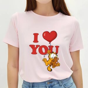 Valentines Womens Shirts Garfield Valentines Day Garfield I Love You T Shirt 3