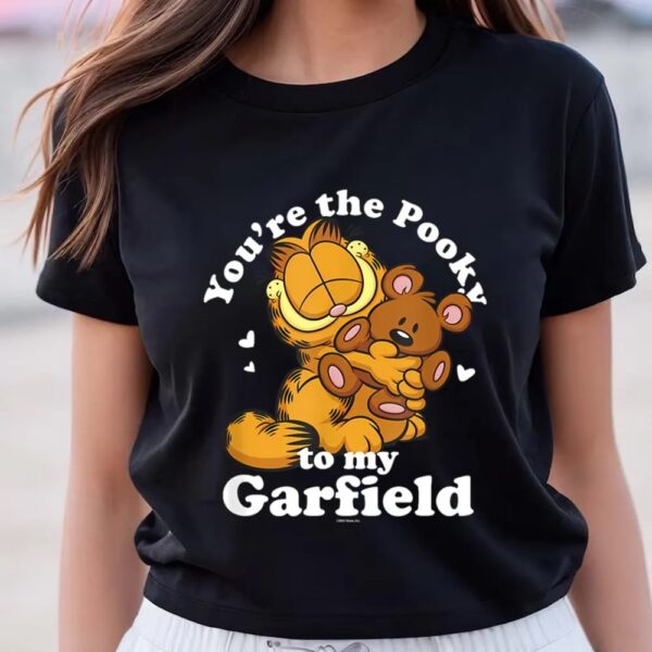 Valentines Womens Shirts, Garfield Valentine’s Day You’re The Pooky To My Garfield T-Shirt