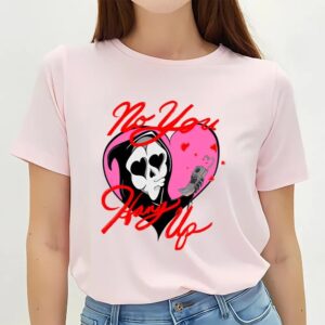 Valentines Womens Shirts Ghostface No You Hang Up Valentine T shirt 3