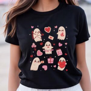 Valentines Womens Shirts Ghostly Valentine T Shirt 1