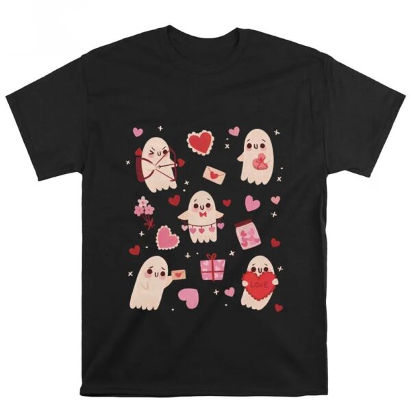 Valentines Womens Shirts, Ghostly Valentine T-Shirt