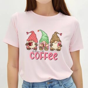 Valentines Womens Shirts Gnomes But First Coffee Valentine Day T Shirt 3