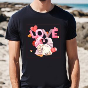 Valentines Womens Shirts, Gnomes In…